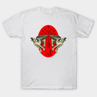 Gargoyle Chimera the mystery of the Gothic church T-Shirt